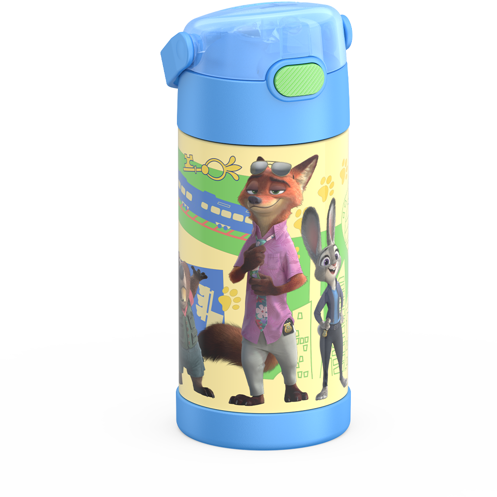 12oz FUNTAINER? WATER BOTTLE DISNEY ZOOTOPIA 2 - Image 4
