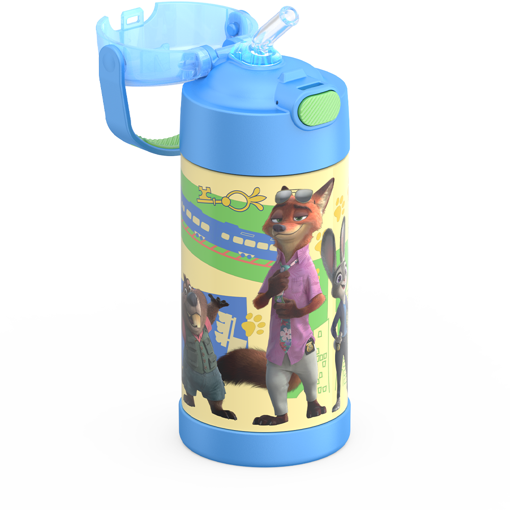 12oz FUNTAINER? WATER BOTTLE DISNEY ZOOTOPIA 2 - Image 5