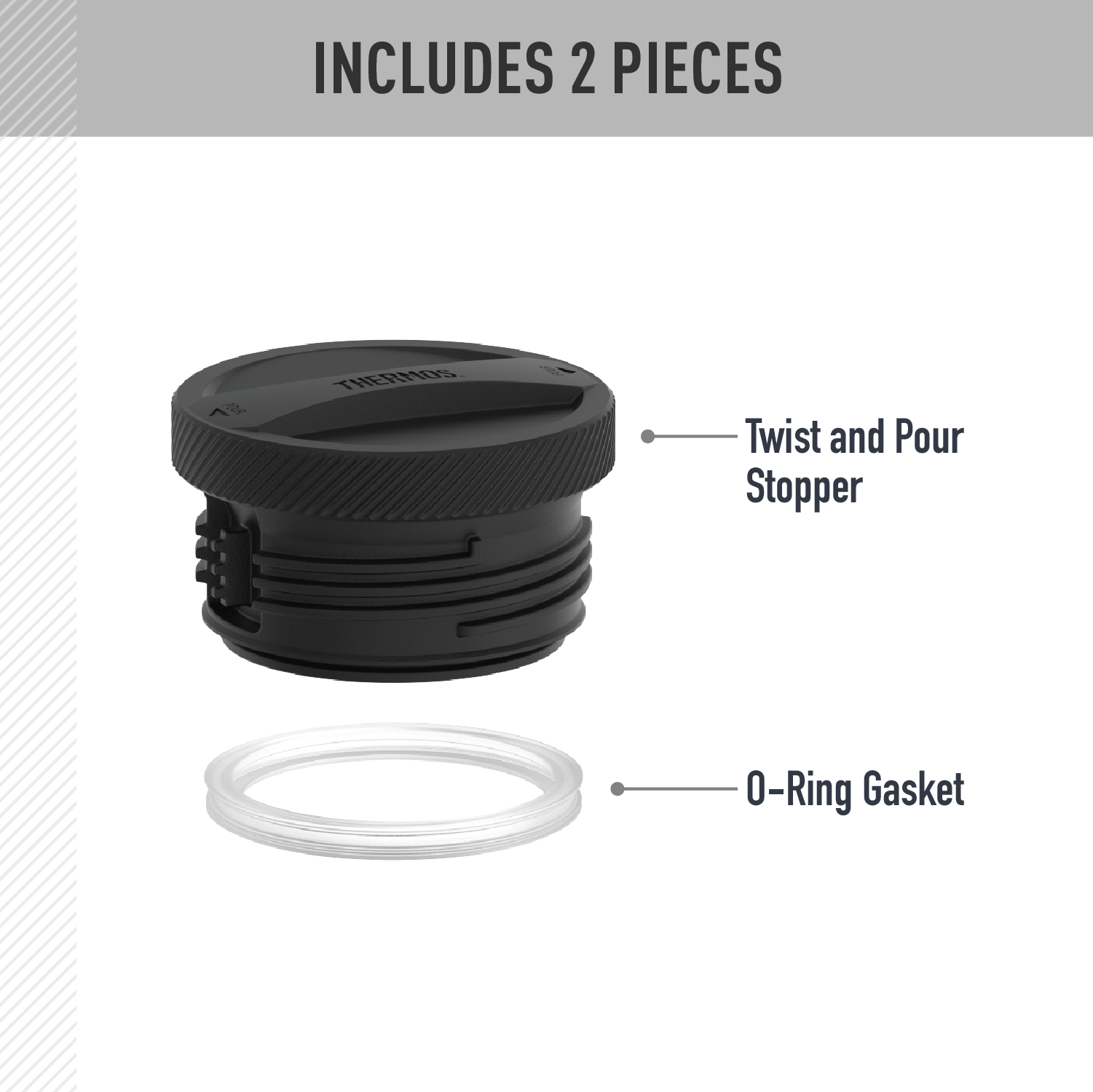 40oz ICON? BEVERAGE BOTTLE - REPLACEMENT STOPPER - Image 2