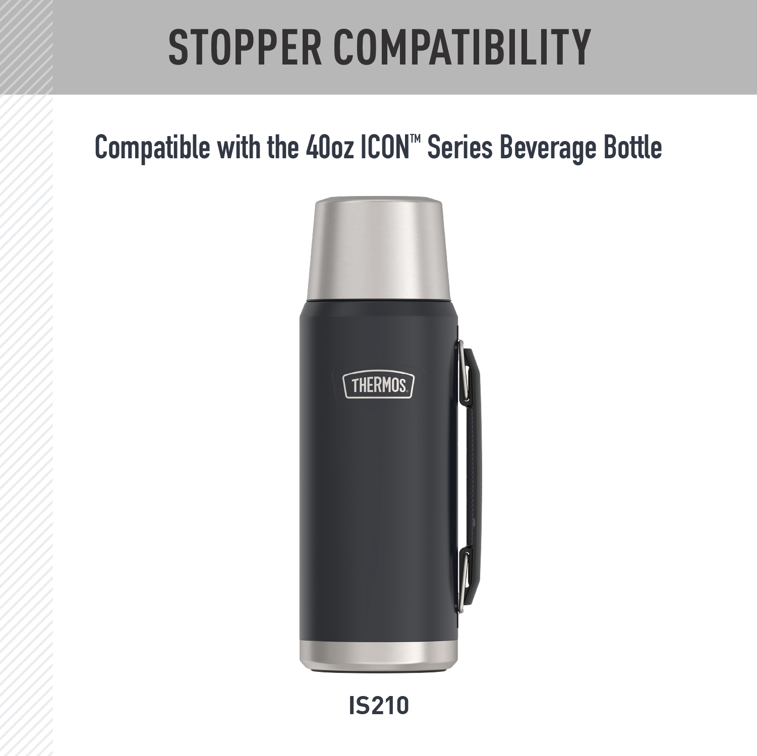 40oz ICON? BEVERAGE BOTTLE - REPLACEMENT STOPPER - Image 3