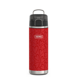 24oz ICON? WATER BOTTLE WITH SPOUT - TONAL HEARTS