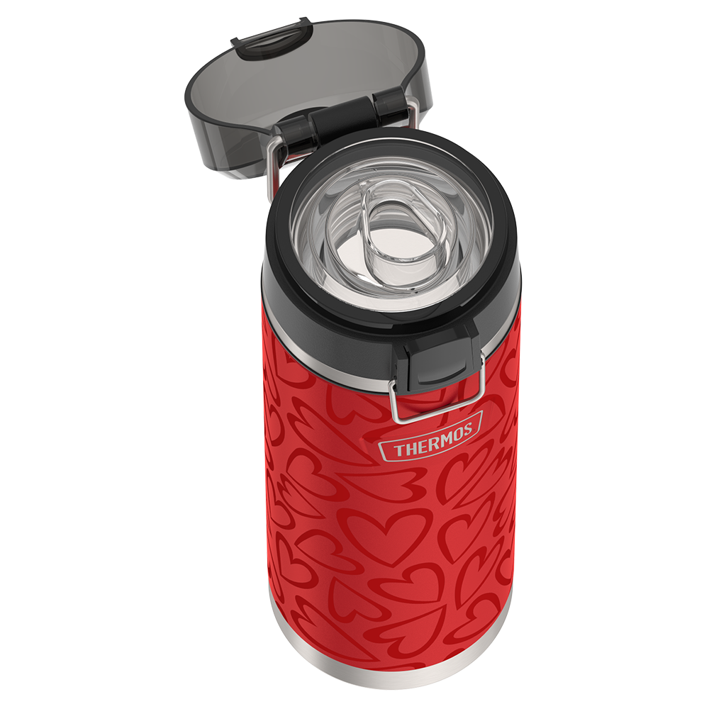 24oz ICON? WATER BOTTLE WITH SPOUT - TONAL HEARTS - Image 4