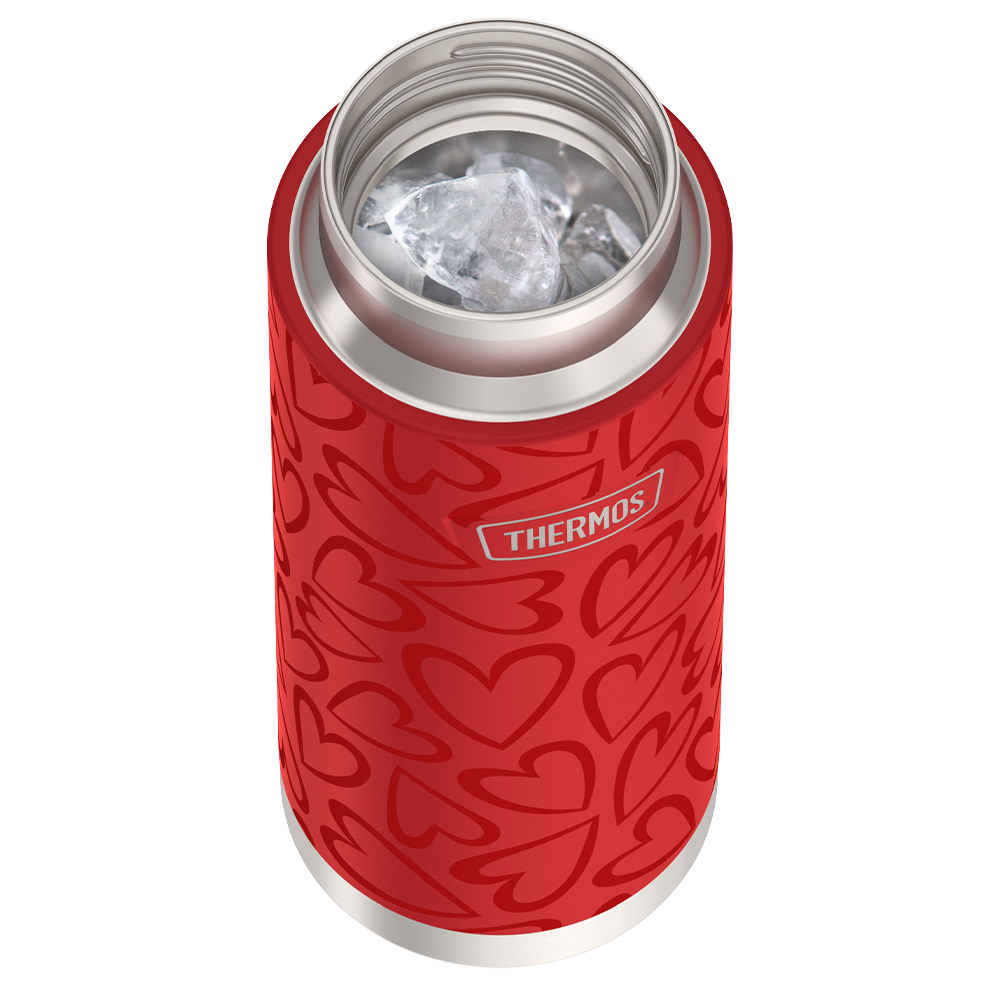 24oz ICON? WATER BOTTLE WITH SPOUT - TONAL HEARTS - Image 2