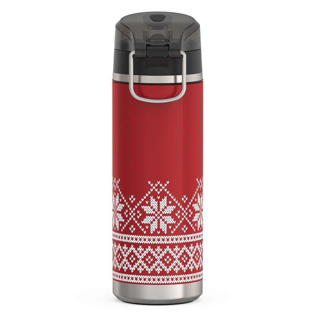 24oz ICON? WATER BOTTLE WITH SPOUT - CRIMSON CHEER - Image 3
