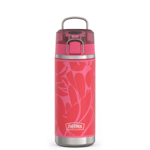 18oz ICON? KIDS WATER BOTTLE WITH SPOUT LID - ABSTRACT PETALS