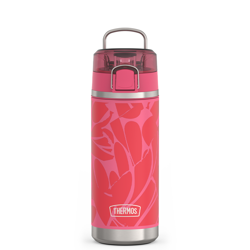 18oz ICON? KIDS WATER BOTTLE WITH SPOUT LID - ABSTRACT PETALS
