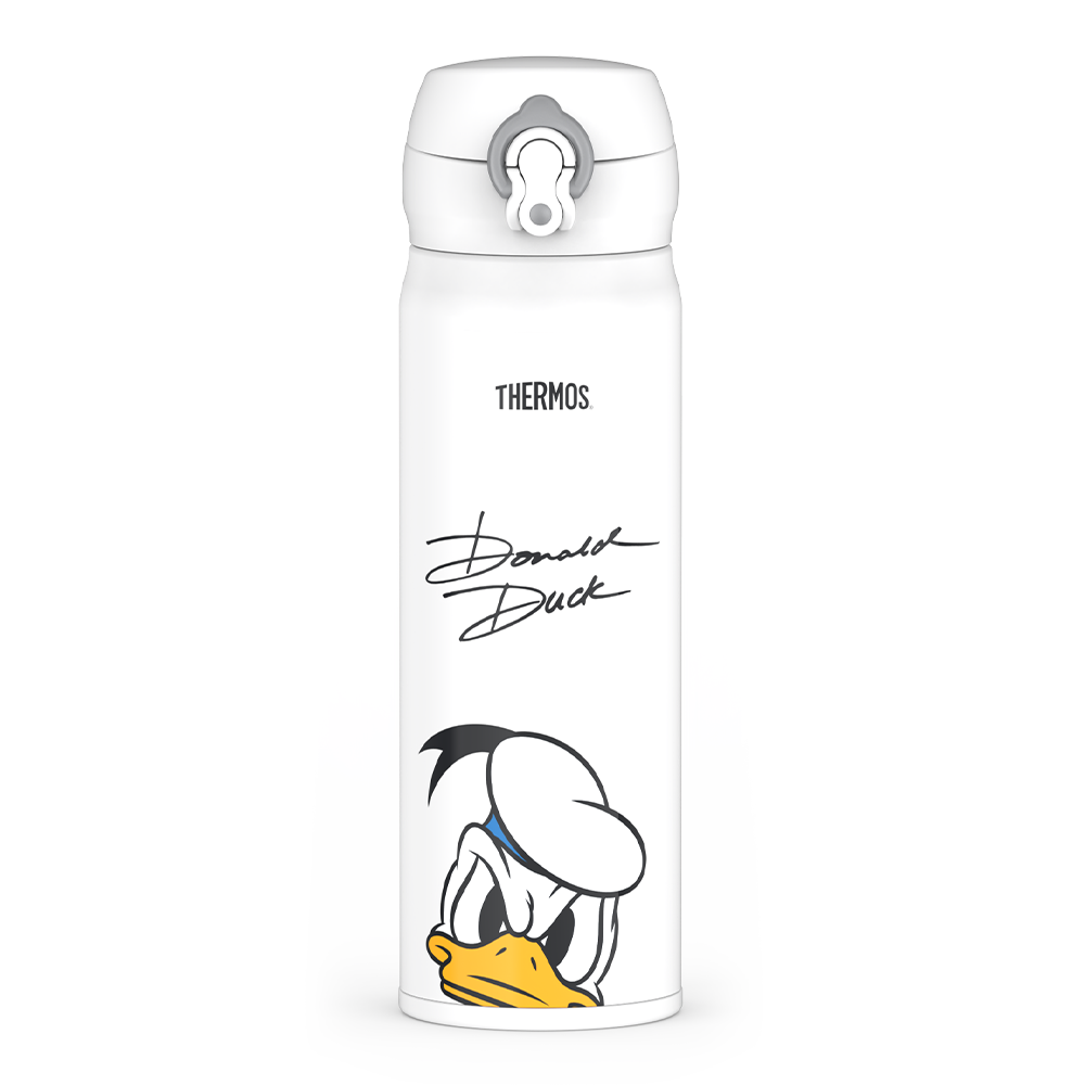 16oz STAINLESS STEEL DIRECT DRINK BOTTLE - DISNEY DONALD DUCK SIGNATURE - Image 2