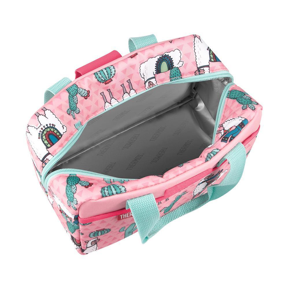 LUNCH DUFFLE WITH 12oz FUNTAINER? BOTTLE DESERT LLAMAS - Image 2