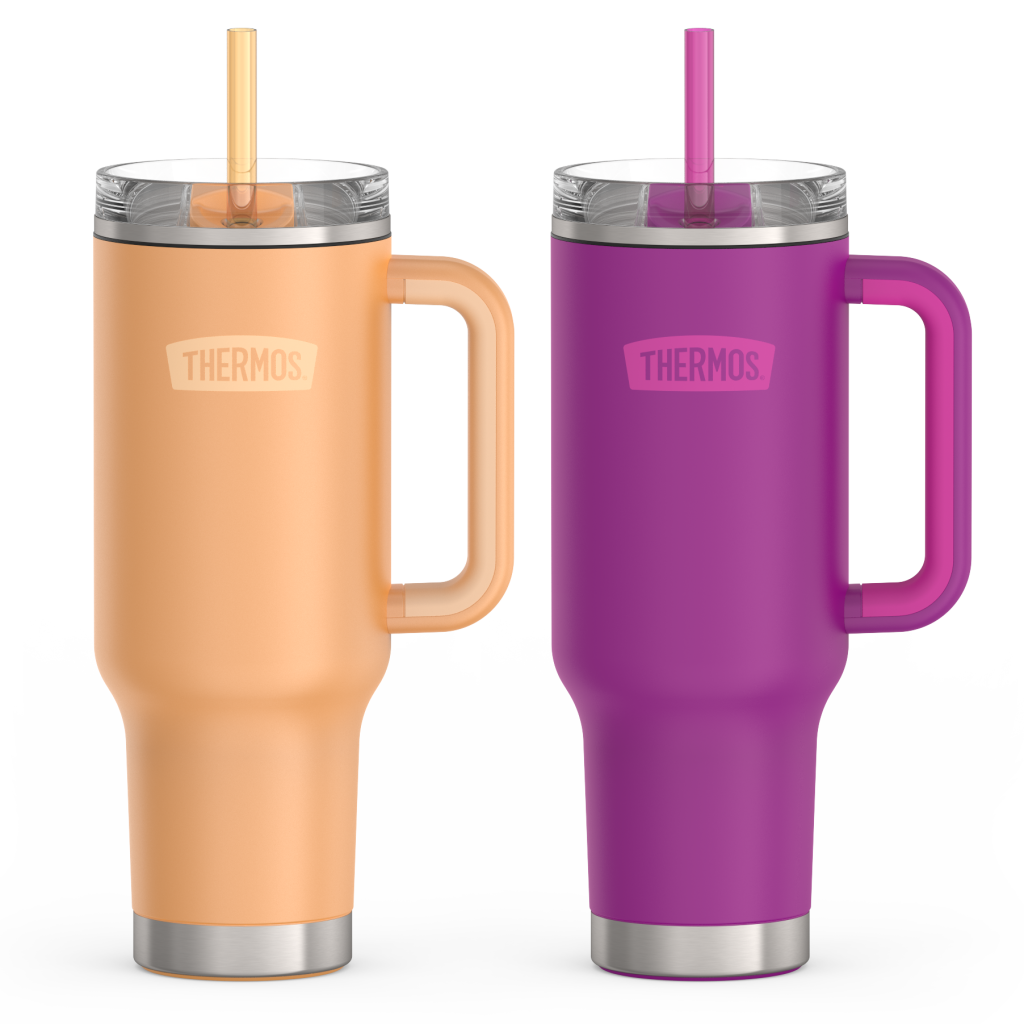 40oz Cup Holder Mug Bundle - Melon & Plum