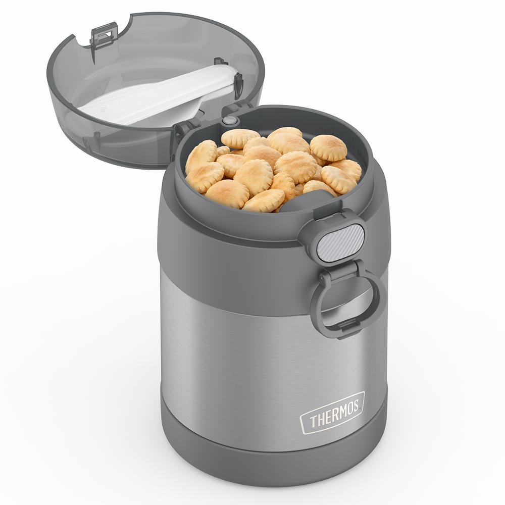 10oz FUNTAINER? FOOD JAR WITH SNACK TOP - Image 13