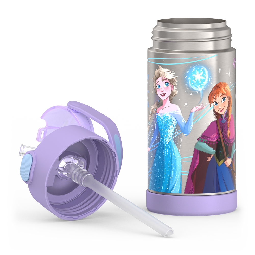 12oz FUNTAINER? WATER BOTTLE DISNEY FROZEN - Image 4
