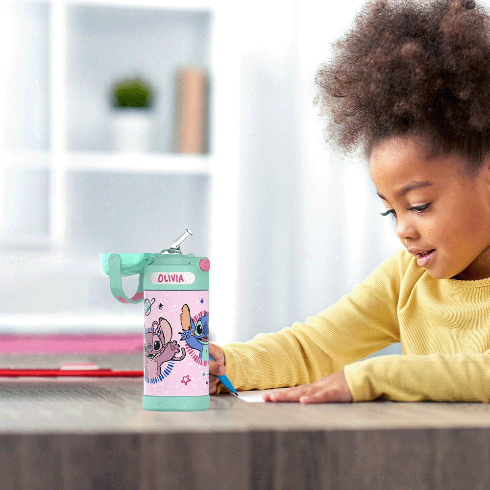 12oz FUNTAINER? WATER BOTTLE DISNEY STITCH - Image 9