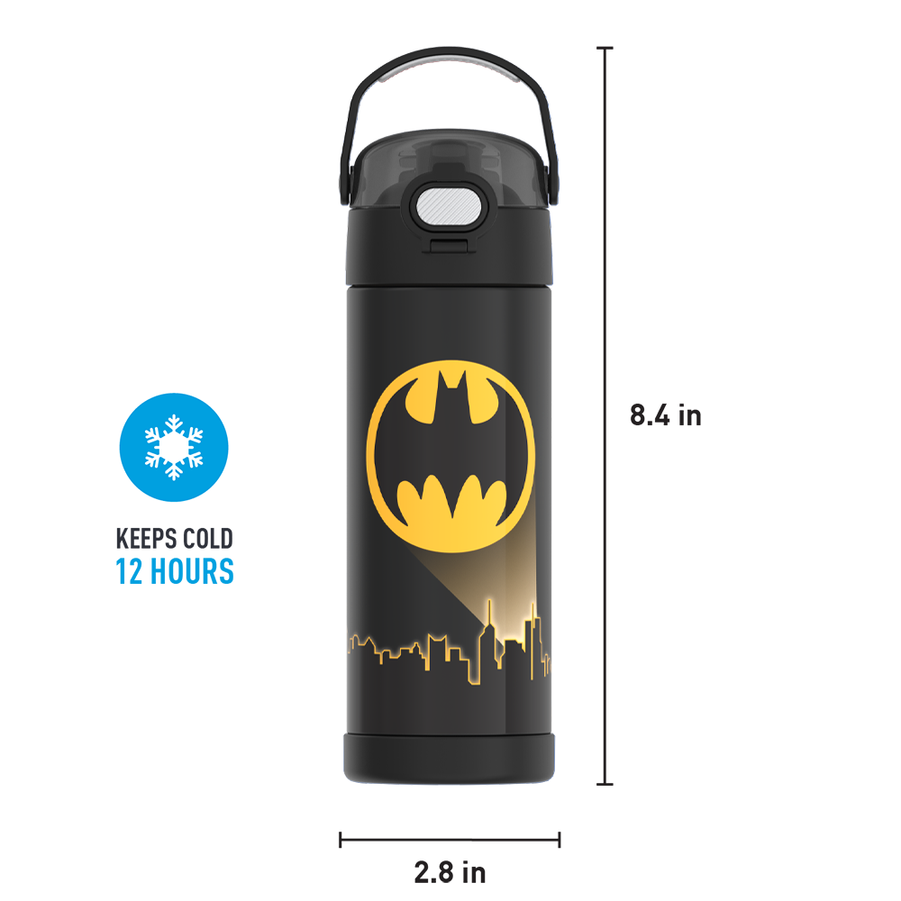 16oz FUNTAINER? WATER BOTTLE BATMAN - Image 9