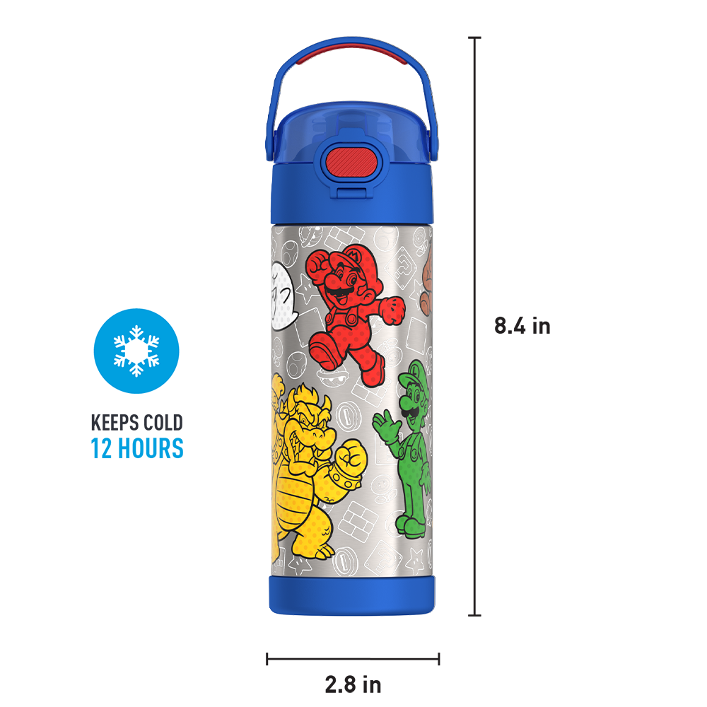 16oz FUNTAINER? WATER BOTTLE MARIO KART? - Image 9
