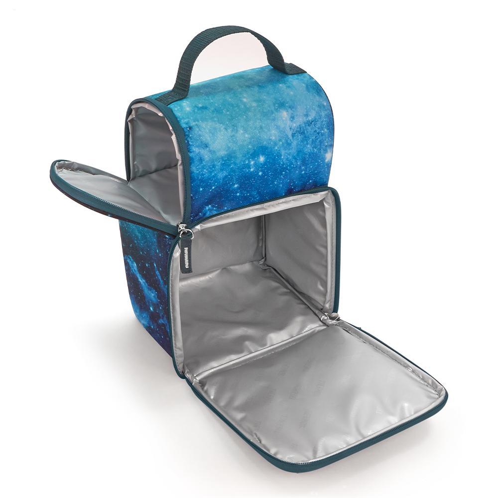 DUAL COMPARTMENT LUNCH BOX GALAXY TEAL - Image 4
